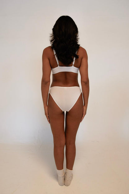 White Tencel Everyday Briefs