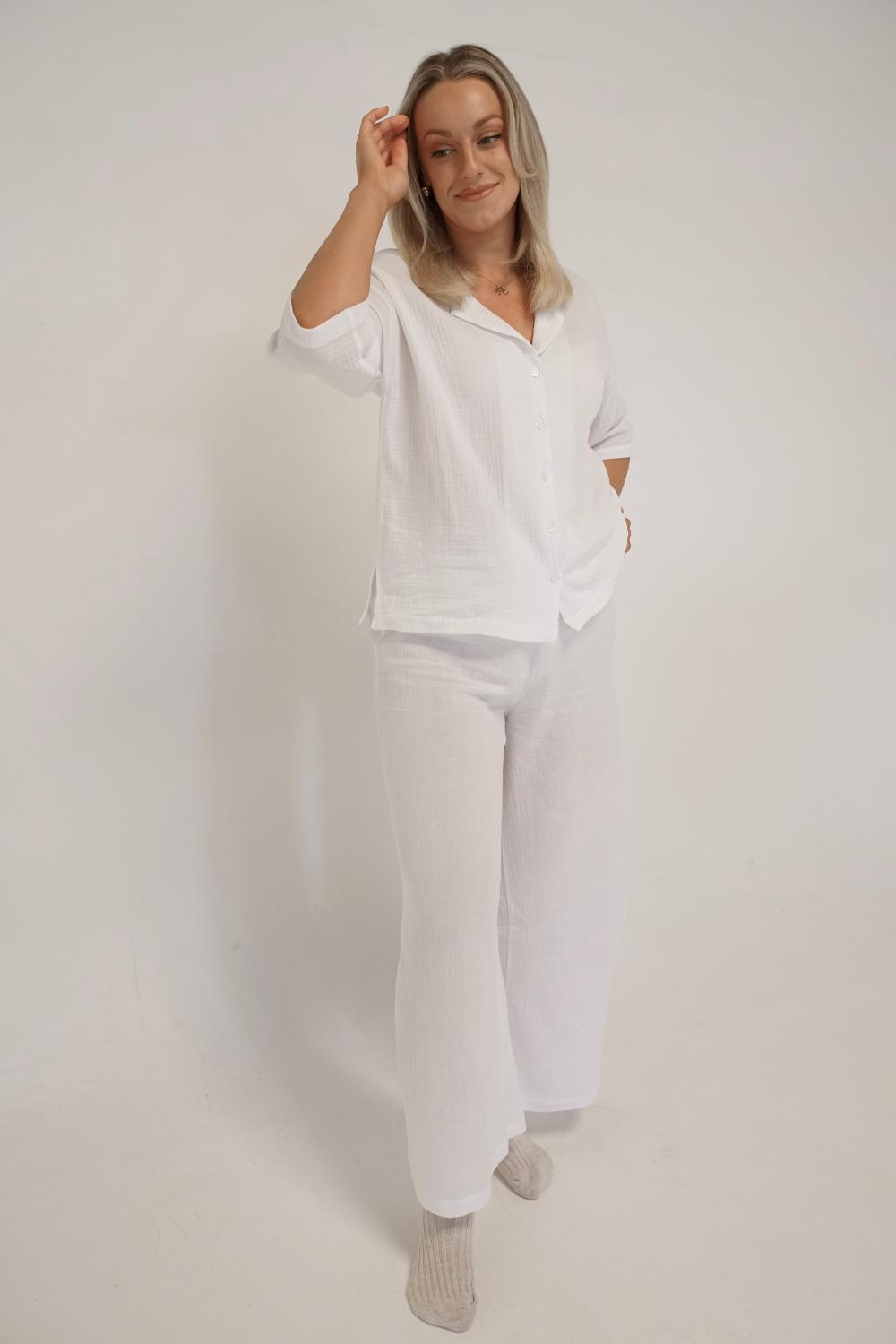 Organic Cotton Gauze Lounge Set