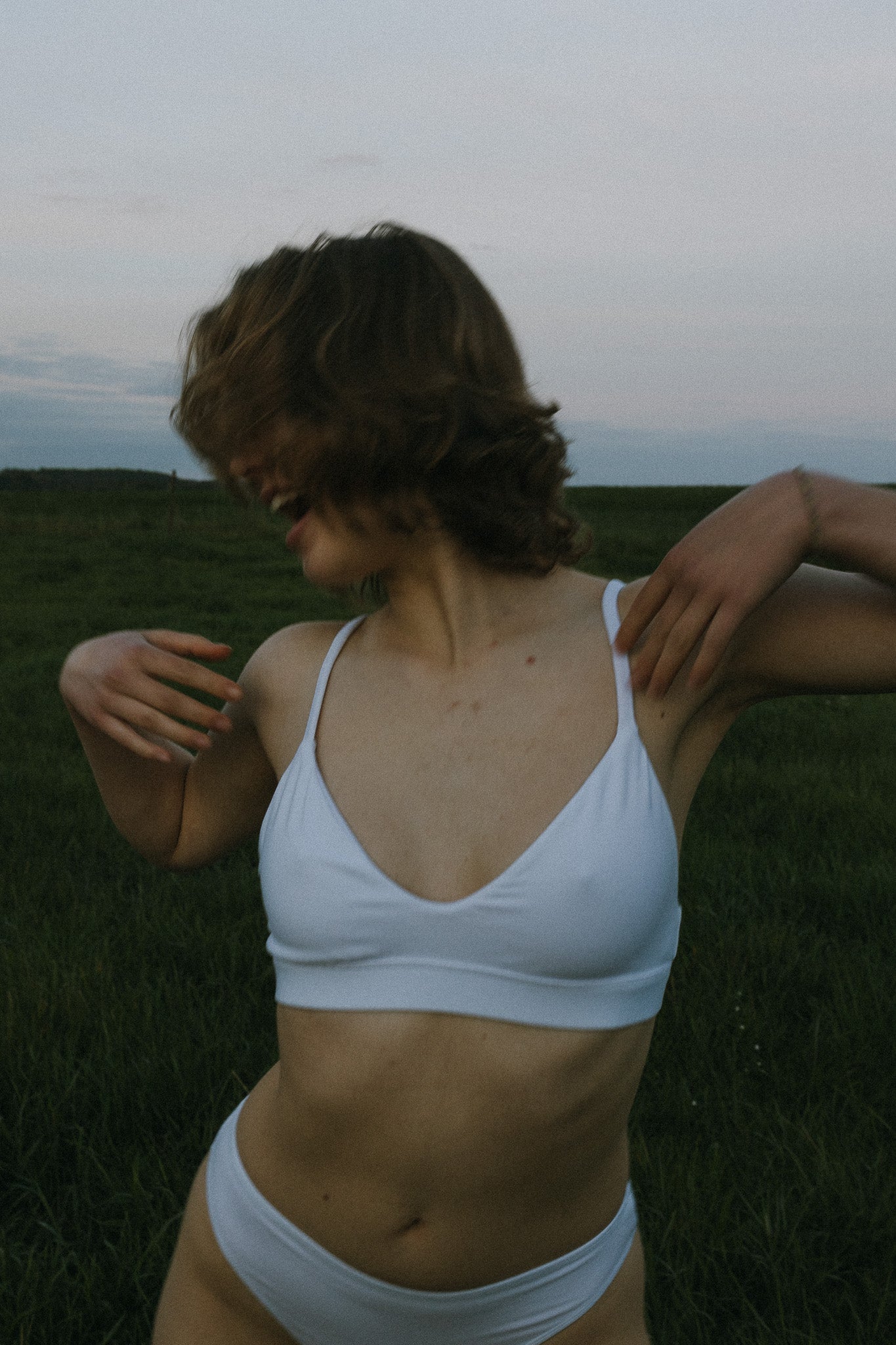 White Tencel Everyday Bra