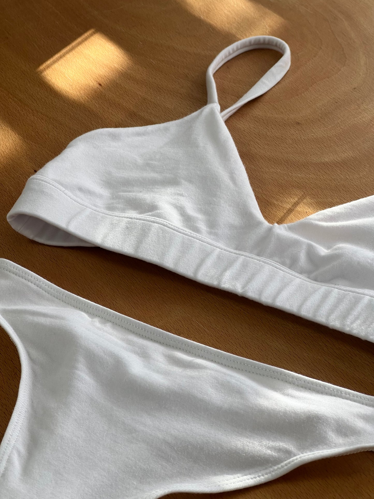 White Tencel Everyday Bra